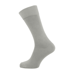 Light grey men's socks with extended height