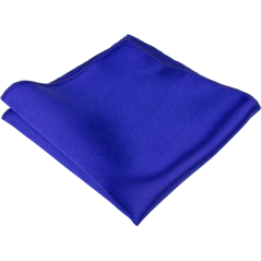 Royal Blue Men's Pocket Square Mat/Gloss