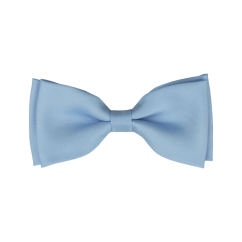 Světle modrý dětský motýlek matný