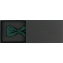 Smaragdově zelený dětský motýlek s jemným vzorem