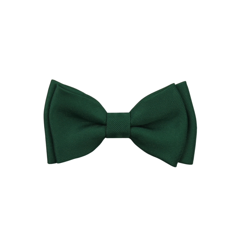 Smaragdově zelený dětský MINI motýlek matný