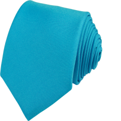 Tyrkysová pánská kravata