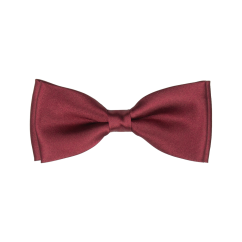 Vínově červený dětský motýlek lesklý