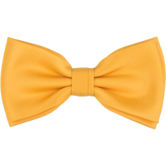 Hořčicově žlutý pánský motýlek matný