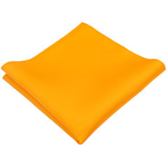 Hořčicově žlutý pánský kapesníček mat/lesk