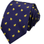 Tmavě modrá pánská kravata KUŘE