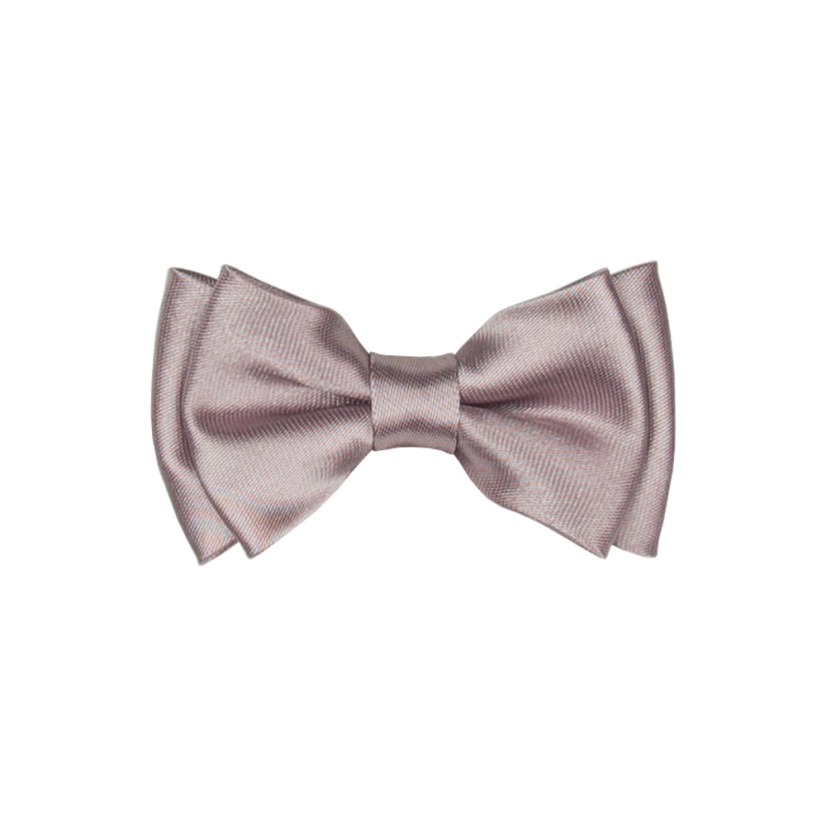 Tmavě starorůžový dětský MINI motýlek lesklý