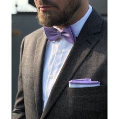Lavender Purple Men's Bow Tie Matte