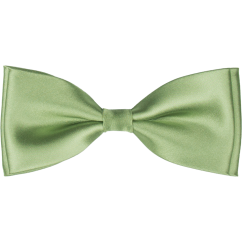 Zelený (sage green) pánský motýlek lesklý