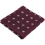 Bordeaux Men's Pocket Square BULLDOGS