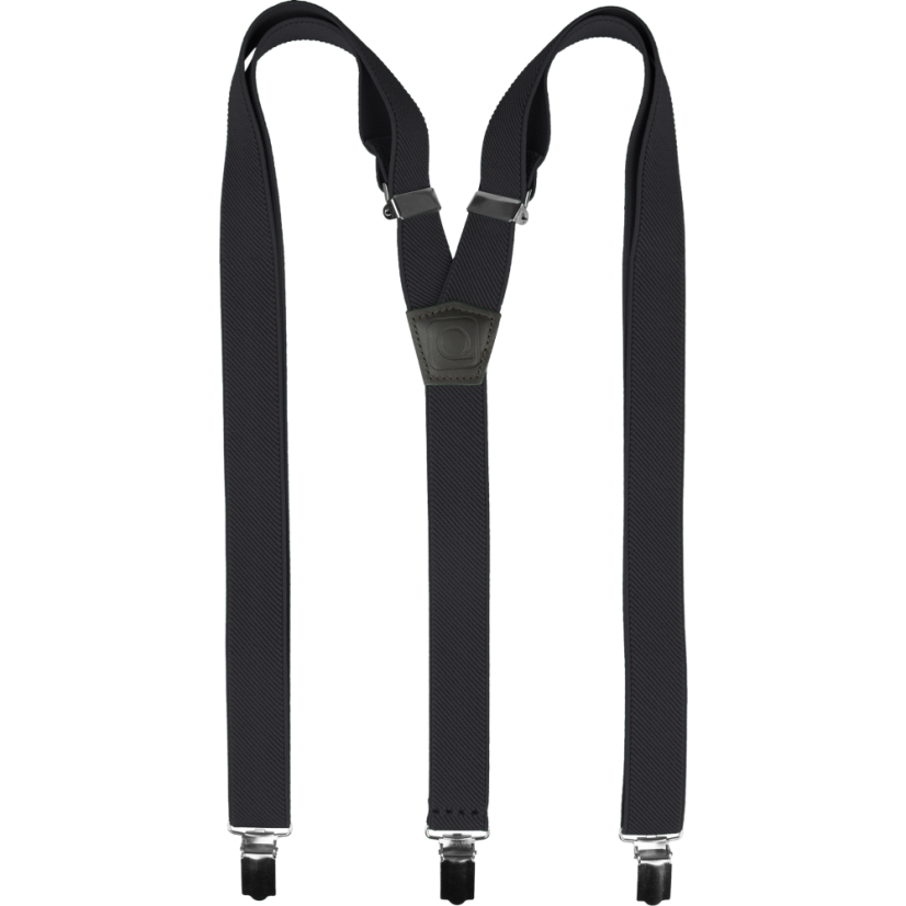 Tmavě šedé pánské kšandy