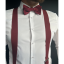 Wine Red Self-Tie Men's Bow Tie Matte