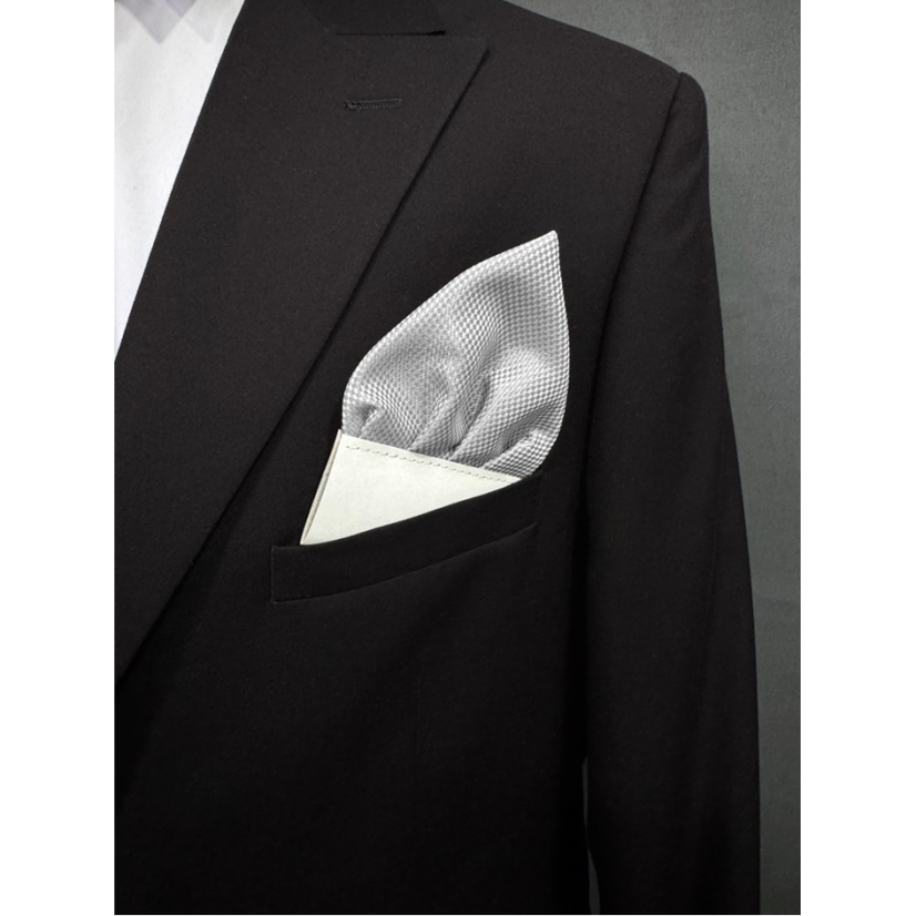 Light Grey Elegant Necktie with a Subtle Pattern