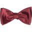 Burgundy Red Self-Tie Men's Bow Tie Shiny