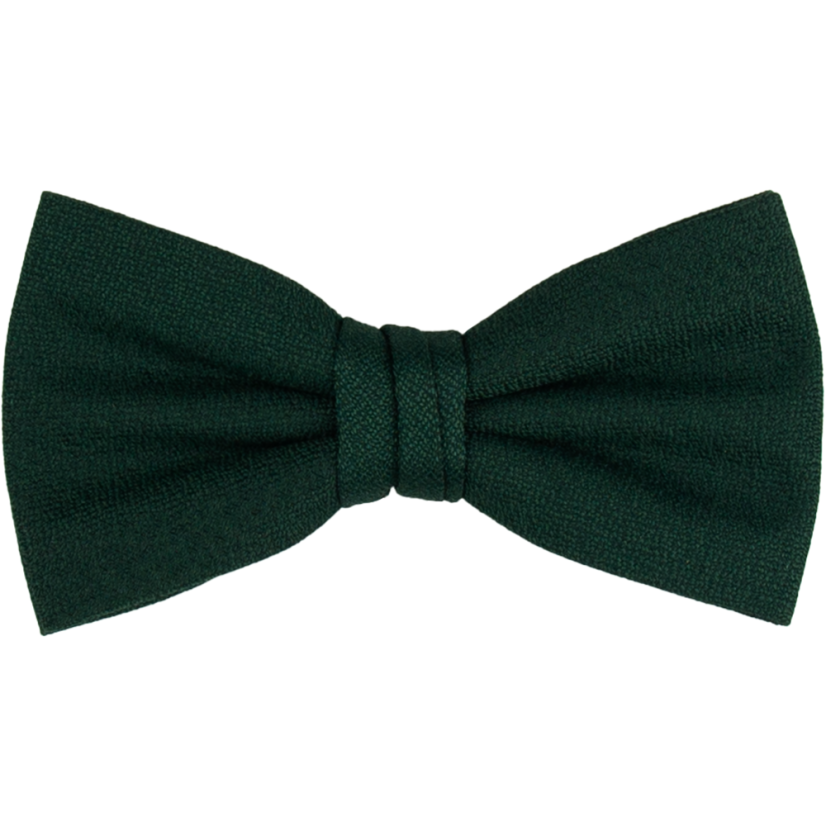 Emerald Green Men's Bow Tie with Delicate Texture