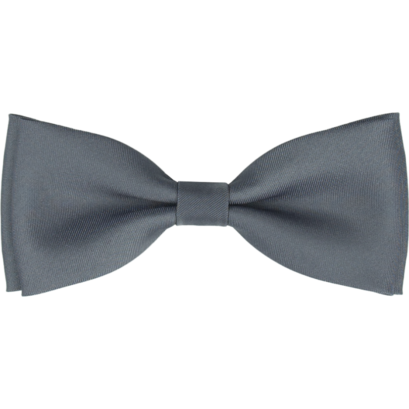 Šedý pánský motýlek matný