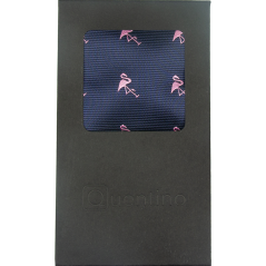 Tmavě modrý pánský kapesníček PLAMEŇÁK