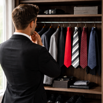 Akú kravatu k čiernemu obleku? Kombinácie, ktoré skutočne fungujú