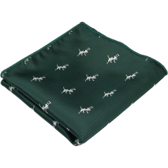 Smaragdově zelený pánský kapesníček PEJSEK