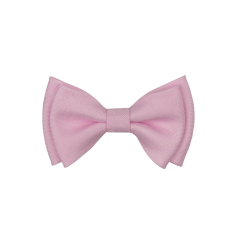 Světle růžový dětský MINI motýlek matný