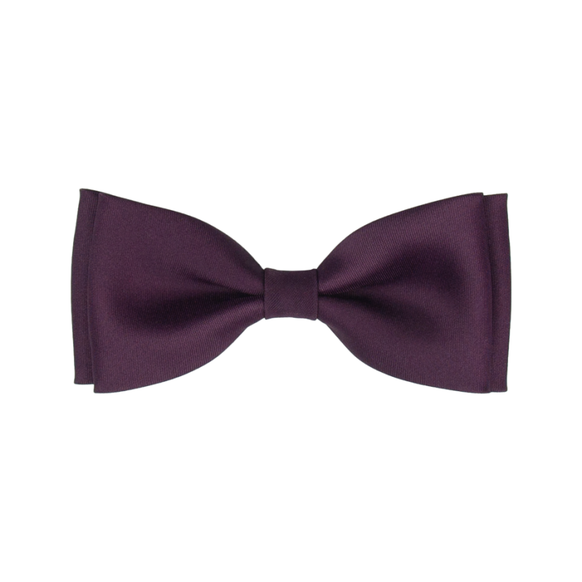 Tmavě fialový dětský motýlek matný