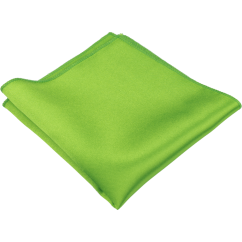 Bright Green Men's Pocket Square Mat/Gloss