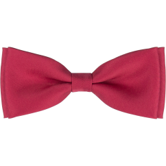 Malinově červený pánský motýlek matný