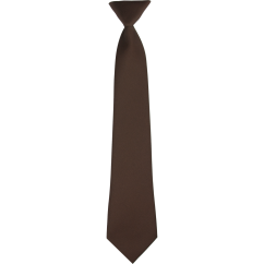 Brown Children's Necktie Matte