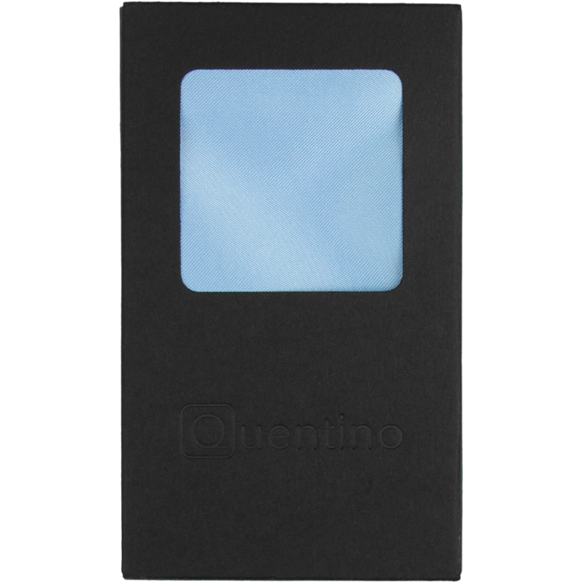 Světle modrý pánský kapesníček mat/lesk