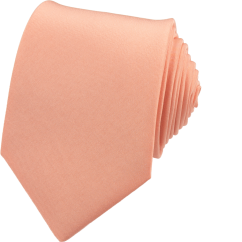 Světle lososová pánská kravata