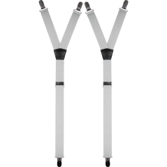 Světle šedé pánské košilové podvazky dlouhé