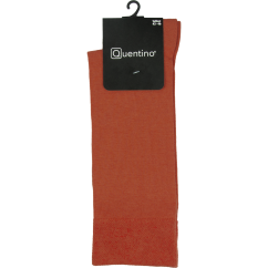 Brick Red Men's Socks with Extended Height