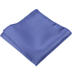 Modrý denim pánský kapesníček mat/lesk