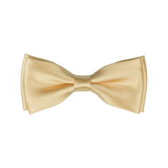 Béžovo zlatý dětský motýlek lesklý