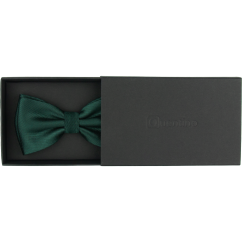 Smaragdově zelený pánský motýlek s jemným vzorem