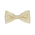Beige Children's Bow Tie with Elegant Ornamental Pattern