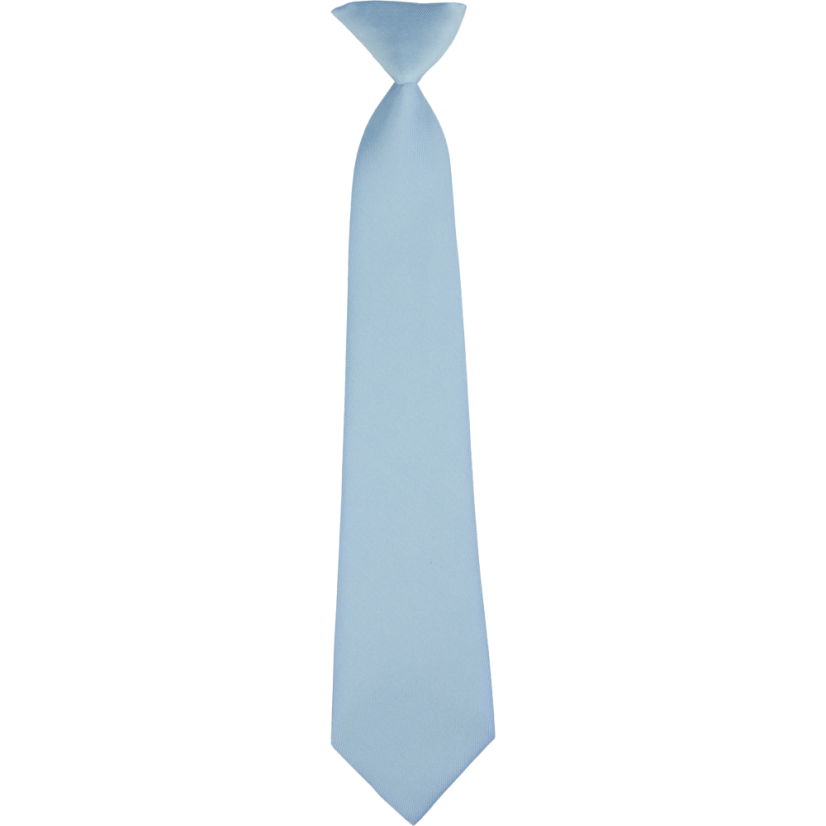 Světle modrá dětská kravata matná