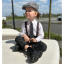 Dark Grey Children's Suspenders
