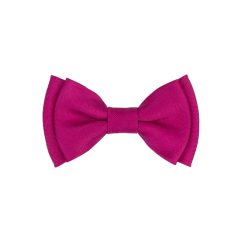 Karmínově růžový (magenta) dětský MINI motýlek matný