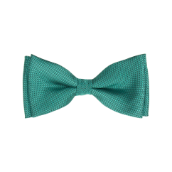 Petrolejově zelený dětský motýlek s jemným vzorem