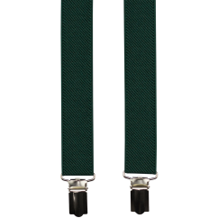 Smaragdově zelené pánské kšandy