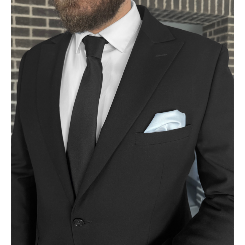 Black Men's Necktie Matte