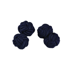 Tmavě modré manžetové uzlíky