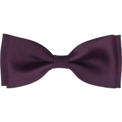 Tmavě fialový pánský motýlek matný