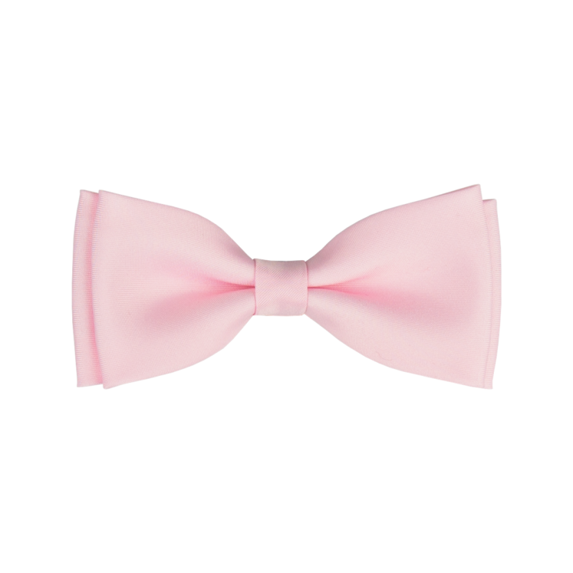 Světle růžový dětský motýlek matný