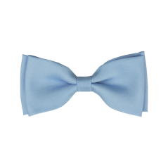 Světle modrý dětský motýlek matný