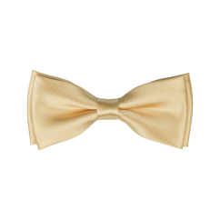 Beige & Gold Children's Bow Tie – Shiny