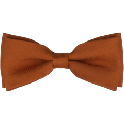 Cihlový pánský motýlek matný