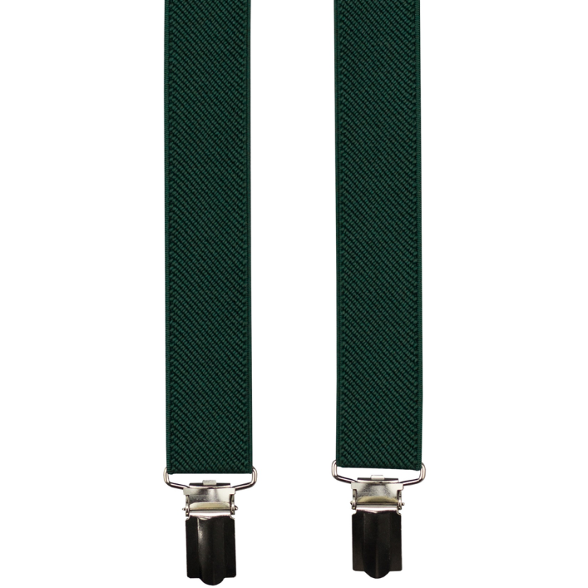 Smaragdově zelené dětské kšandy - Délka: 70cm (pro děti do 130cm)