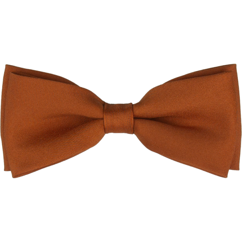 Cihlový pánský motýlek matný